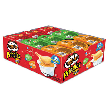 Pringles® Potato Chips, Variety Pack, 0.74 Oz Canister, 18-box freeshipping - TVN Wholesale